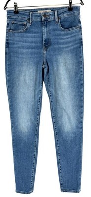 LEVIS STRAUS & CO Damen 721 High Rise Skinny Stretch Jeans Größe W29 L30