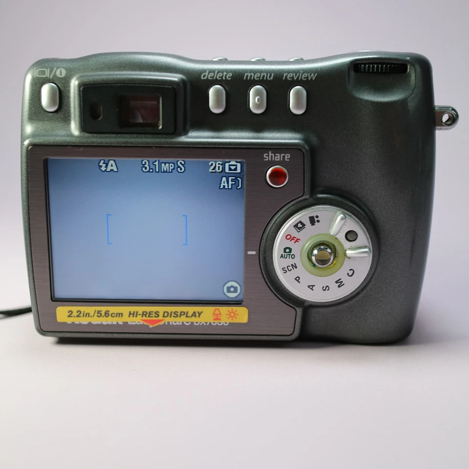 Kodak Digital Camera EasyShare DX7630 6.1MP Silver Tested With Battery + Charger - Image 4 of 4