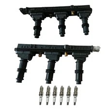 2X Ignition Coil & Spark Plug Kits For 2002-2003 Saturn L300 3.0L UF278