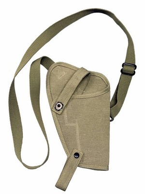 Calyx US WWII 0.45 M3 Green Canvas Colt 1911 Tanker Shoulder Holster Right Hand