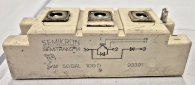 Semikron SKM50GAL100D IGBT Modul 1000V 50A SEMITRANS 2 GEPRÜFT Medical Grade