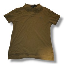 Men's Polo Ralph Lauren Green Custom Fit Shirt. Size Large