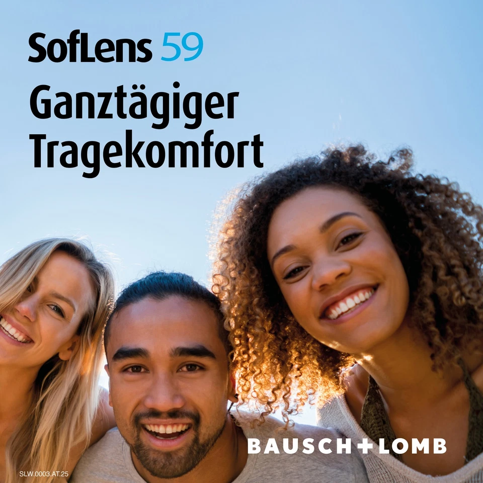 Bausch + Lomb SofLens 59 Monatslinsen, sphärische Kontaktlinsen, weich, 6 St. - Bild 4 von 4