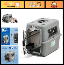 Airline Compliant Dog Crate - Heavy Duty Pet Travel Kennel for Small Dogs up to