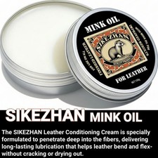 Mink Oil Leather Conditioner Balm For Leather Shoe, Boot, Sofa, Handbag 50g/100g