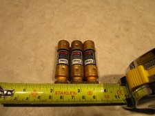 LOT OF 3 BUSSMANN FRN-R-8 CLASS RK5 FUSES, L0120