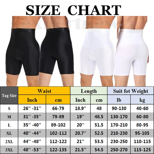 Men Faja Colombiana para Hombre High Waist Stomach Shaper Shapewear Boxer Briefs - Picture 2 of 29