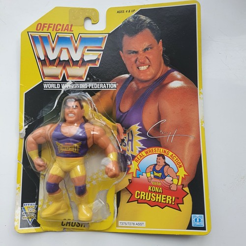 Hasbro WWF Crush Series 7 Yellow Card (With Card &...