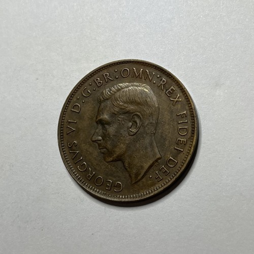 1950 Penny Coin - Australian King George VI Better than Circulated Predecimal - Picture 6 of 6