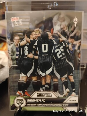 #ad #ad LOGAN PAUL 2025 Topps Now Sidemen Charity Match #18 KSI Sidemen FC PR:539 $14.99
