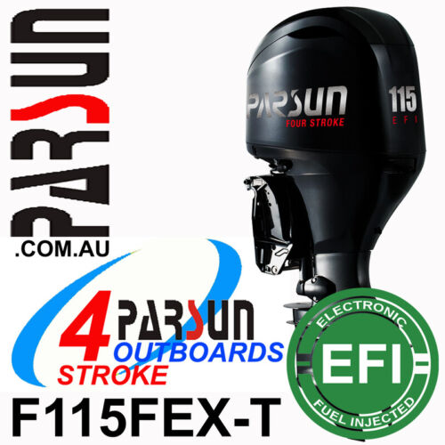 115HP EFI PARSUN OUTBOARD MOTOR Forward Control Extra Long Shaft 4-Stroke 2YR W - Picture 1 of 8