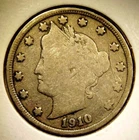 Photo of a 1910-P Liberty Nickel from an eBay listing that sold on Jul 16, 2026