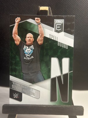 PANINI 2023 Donruss Elite WWE - Spell Bound - Green - ''Stone Cold'' Steve Austin