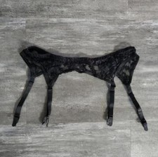 Black Lace Detailed Lingerie Garter Belt