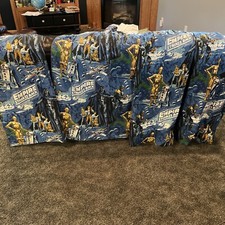 vintage star wars empire strikes back window curtains