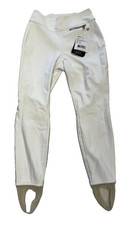  150 Obermeyer Jinks II TB Ski Pants Sz 4 or 6 Short Women's White Midweight