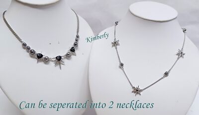 Swarovski Fantastic Necklace Stars Layer Crystal Pearl RHS