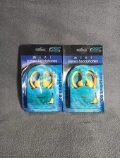 X2 e-CIRCUIT Mini Earphones 30Hz/18kHz w/3ft Cord for most audio Devices Yellow