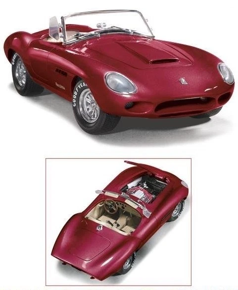 Concept Car Personalizado con Motor Chevy Corvette1 24Clásico Hot Rod Race18 Carrusel Rojo Foto 3 de 4