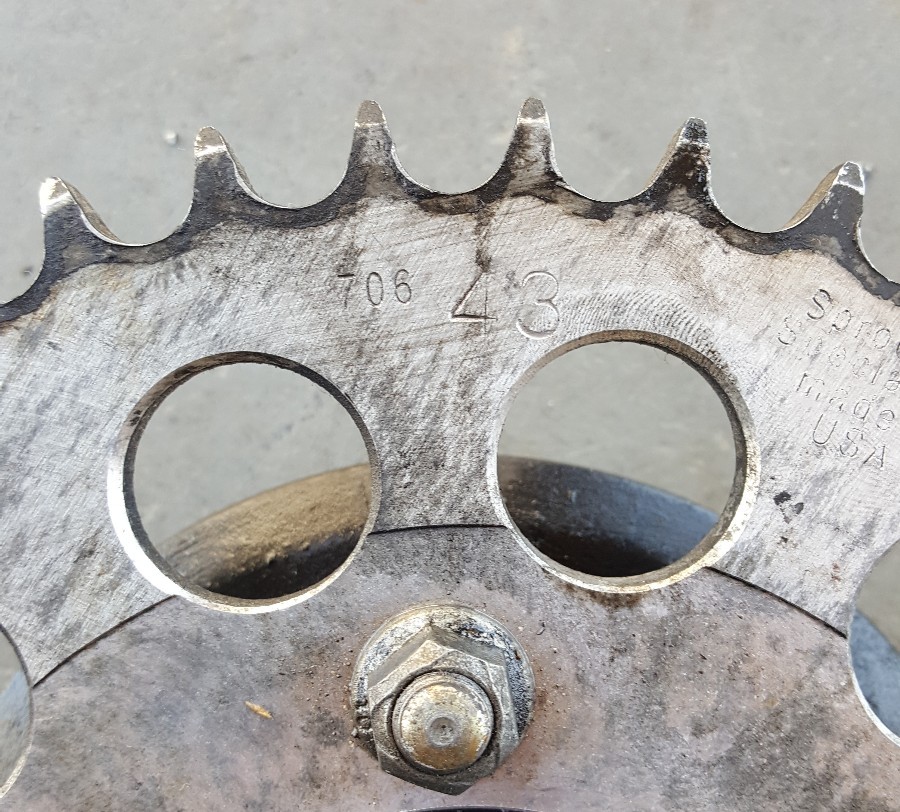 その他 RON 2000 96-03 KAWASAKI ZX750 ZX7R ZX7 750 NINJA SPROCKET WHEEL