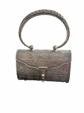 Sterling Silver Vintage Handbag /pocket Book Hand Made Elegance.fine Estate Cond