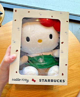 Starbucks Korea 2024 Hello Kitty Barista Doll White Limited