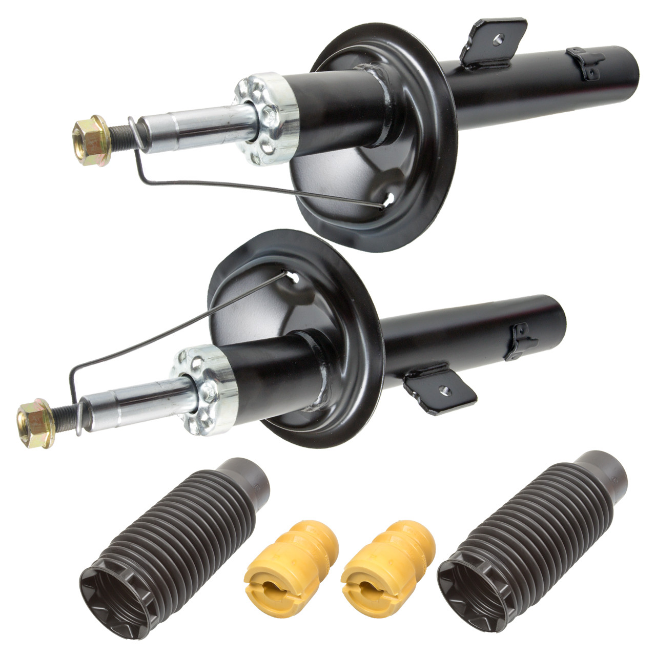 2x Stoßdämpfer Gasdruck + Protection Kit vorne PEUGEOT 206 2A/C SW 2E/K