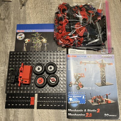 Fischer Technik Profi 536622 Mechanic & Static 2 Construction Set Incomplete