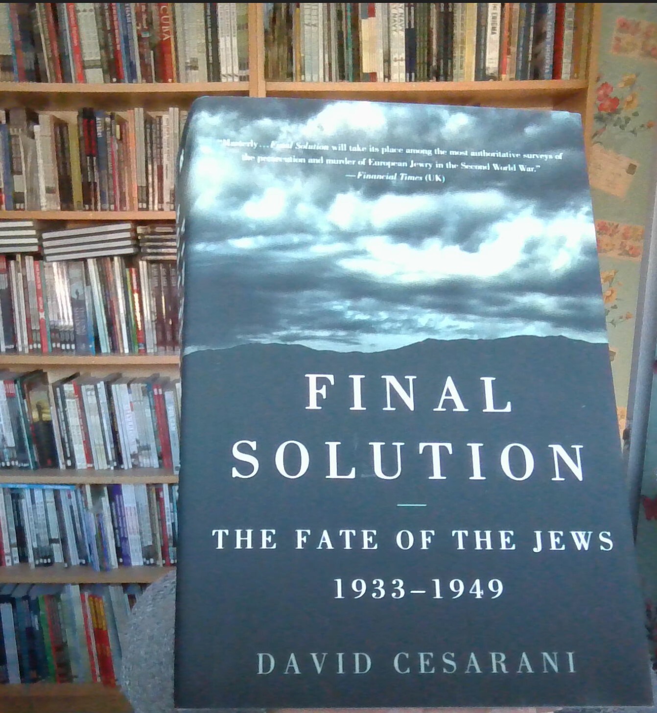 FINAL SOLUTION THE FATE OF THE JEWS 1933-1945 BRAND NEW 9781250000835