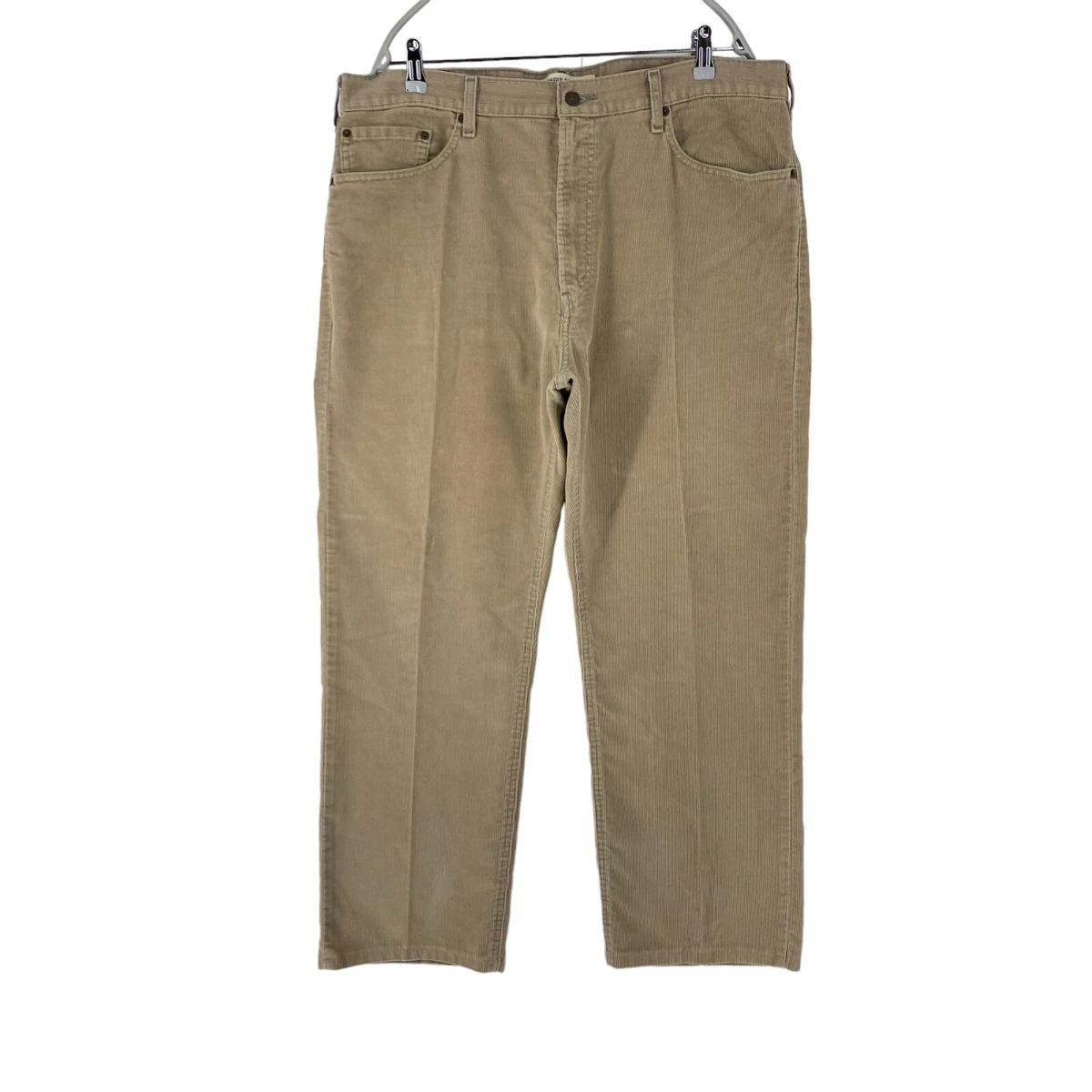 Vintage Levi s 505 Brown Regular Straight Fit Corduroy Trousers W40 L28