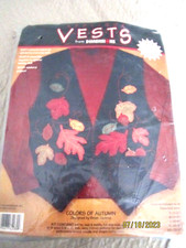 Dimensions FALL LEAVES Vest Kit: New/unopened: Everything included Sizes S-XXL