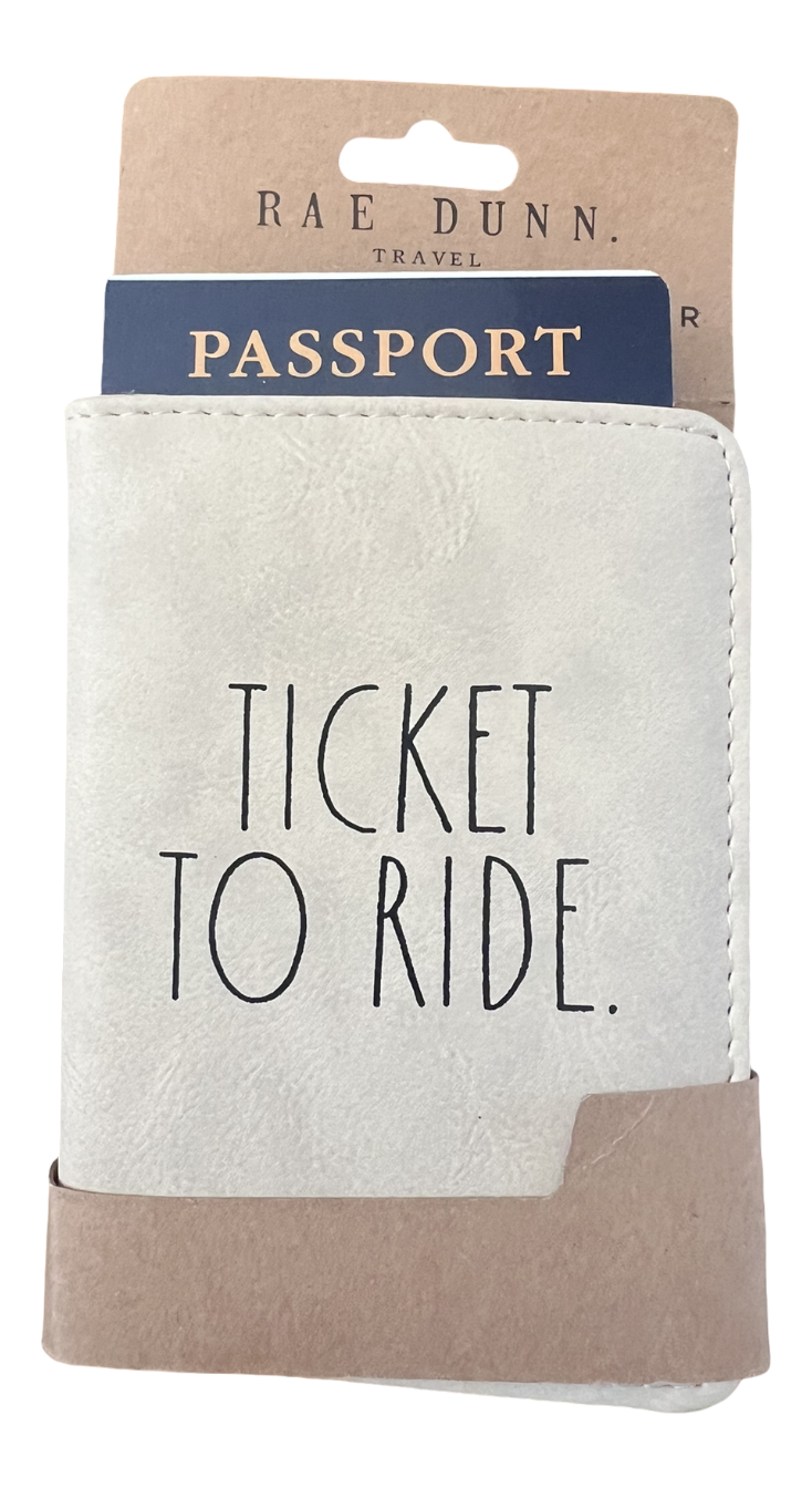 Rae Dunn Passport Cover Travel Essential Stylish and Functional-image