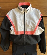 Vintage 80s/90 s GoreTex Track Jacket Women s Small PINK White Black ASICS