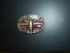 Mechanic Brass Belt Buckle The Great American Buckle Co 1982