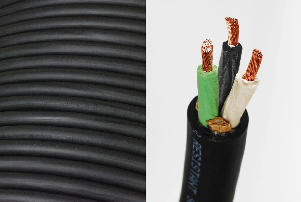 10/3 SOOW SO 600V Portable Power Cord 50' - Image 2 of 4