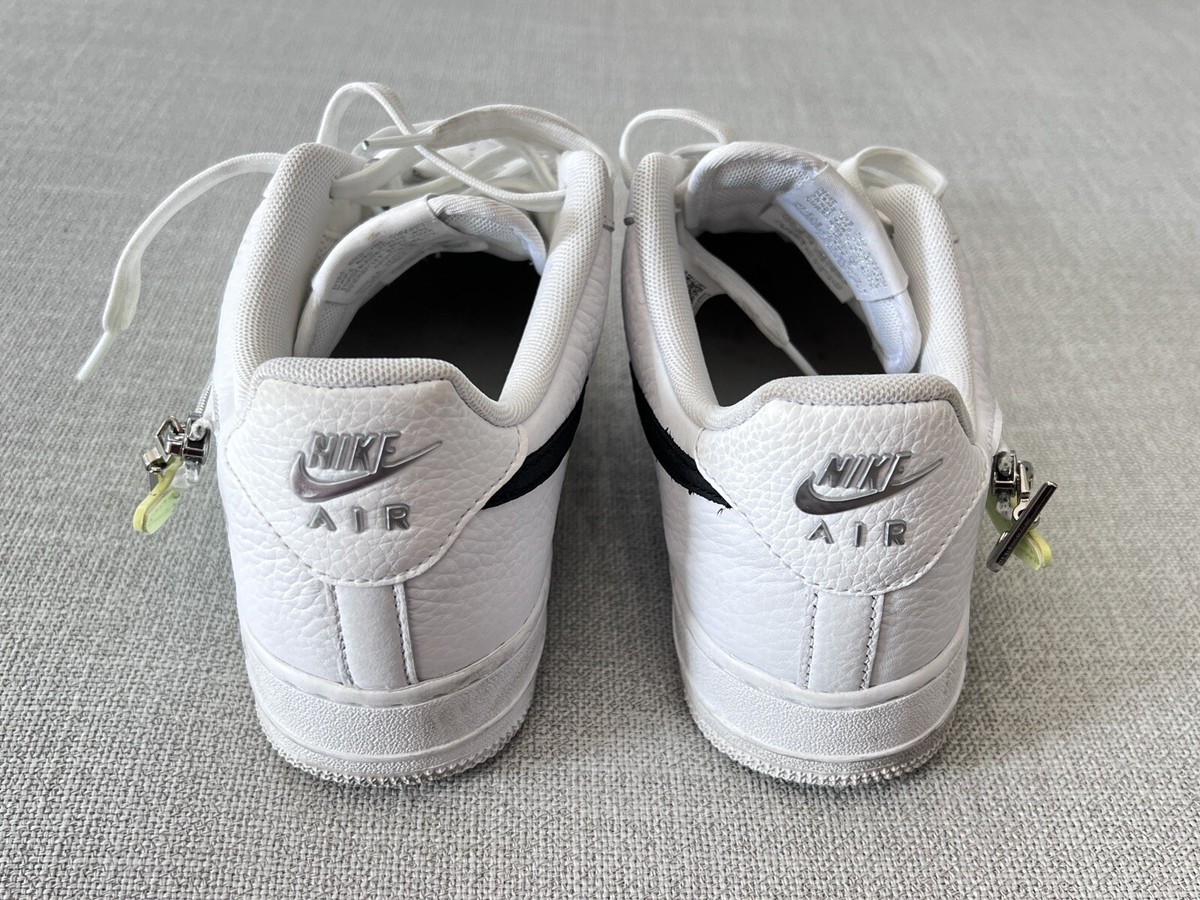 靴 NIKE air force1  zip swoosh White 27cm Nike Air Force 1 '07 Premium Zip Swoosh - White for Sale