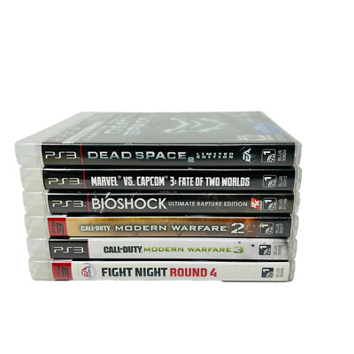 PS3 Dead Space 2/ModWar2/Call Duty 2/3/Fight Night 4/Bioshock/Marvel vs Capcom