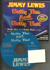 JIMMY LEWIS Betty This and Betty that RARE Limited PROMO DJ CD single MINT