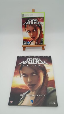 Tomb Raider Legend Lara Croft, offiz. Lösungsbuch in Deutsch mit Spiel Xbox 360