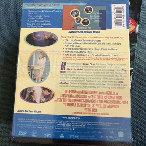Blast From the Past (DVD, 1999) Brendan Fraser, Alicia Silverstone - Picture 2 of 2