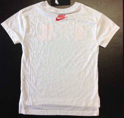 Nike Girls Just Do It T shirt AJ6857 100 Multiple Sizes - Picture 2 of 2