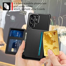 Magnetic Flip Wallet Card Slot Stand Case For Samsung Galaxy S25 Ultra S24FE S24