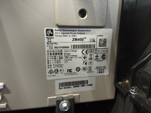 Zebra ZM400 Thermal Barcode Label Printer (ZM400-2001-0100T) - 第 6/12 張圖片