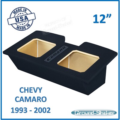 Chevy Camaro 1993-2002 12'' Dual Sub Box Sub Enclosure For Kicker Solo Baric