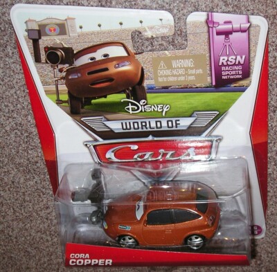 Cora Copper World of Cars RSN Sports Network Reporter Disney Pixar Mattel BHW05