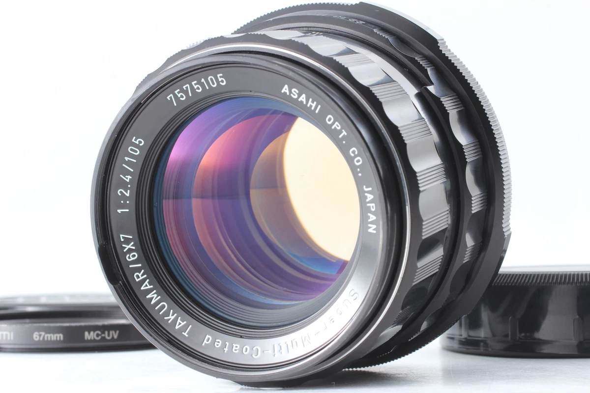 [ Exc+5 w/Filter ] PENTAX SMC Takumar 6x7 105mm f2.4 for 67 Lens Ship from  Japan