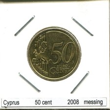 Moneta 50 CENTESIMI 2008 CIPRO