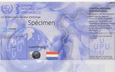 LUXEMBOURG - International reply coupon - Nairobi model - SPECIMEN