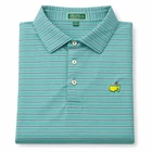 Peter Millar MASTERS AUGUSTA Golf Polo Shirt -L- Teal PERFORMANCE Summer Comfort