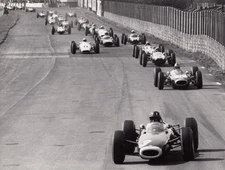 GRAHAM HILL BRM P61 1964 AINTREE 200 ORIGINAL PERIOD MICHAEL COOPER PRESS PHOTO